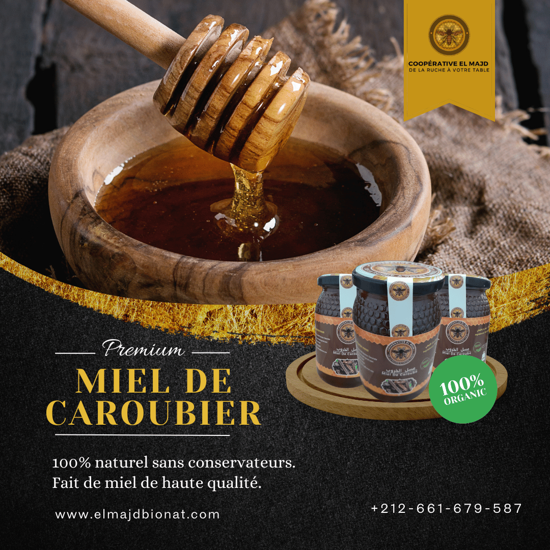 عسل الخروب
عسل حر طبيعي 
عسل الخروب الأصلي 
عسل مغربي 
عسل أصيل 
miel de caroube 
miel de caroubier
miel pure 
miel naturel
miel marocain 
